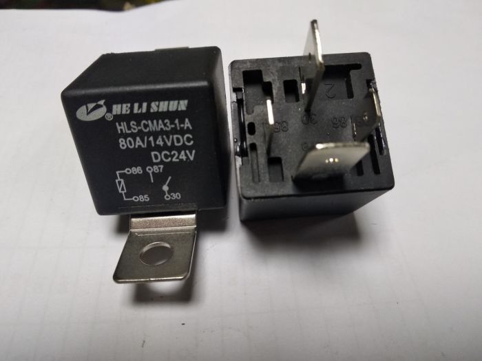 HLS-CMA3-1-А 24VDC-80A-конт.1C реле Helishun
