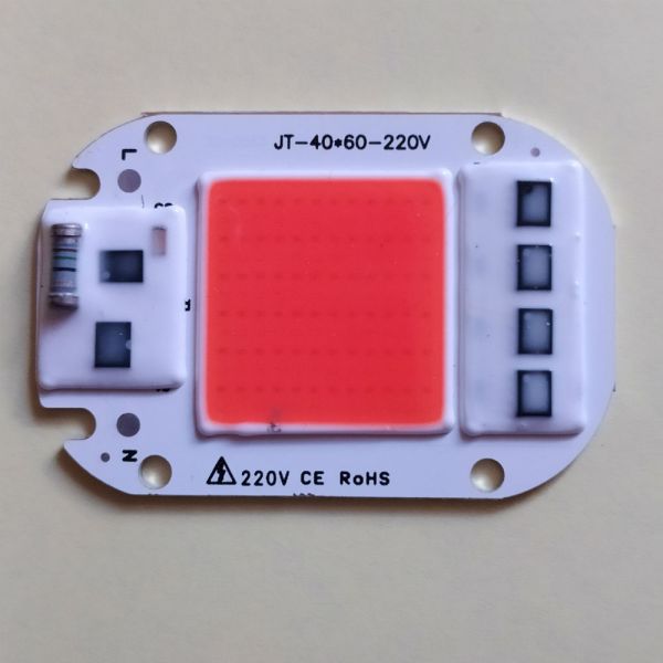 СВІТЛОДІОД ДЛЯ РОСЛИН 380NM-840NM LED 50W 220V