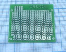 Макетна плата одностороння CRS-024 51ммX46мм крок 2,5