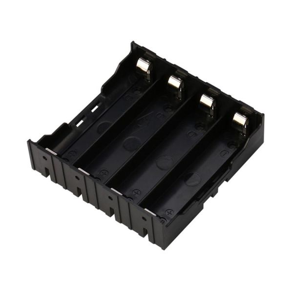 Тримач батарейний відсік Battery Holder for Li-ion 4*18650 з контактами для встановлення на плату