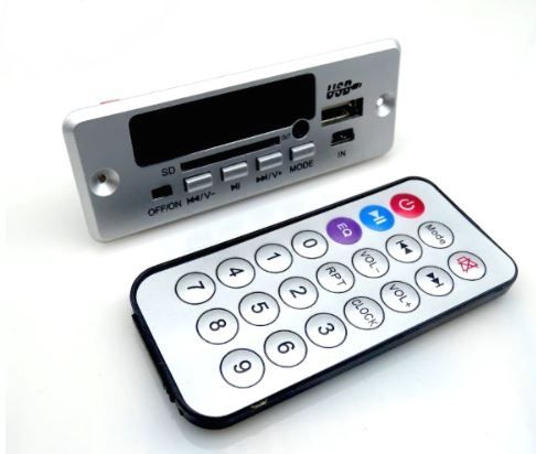 Модуль MP3, FM плеєр з bluetooth, usb, micro sd D2EBT-DX V1.3