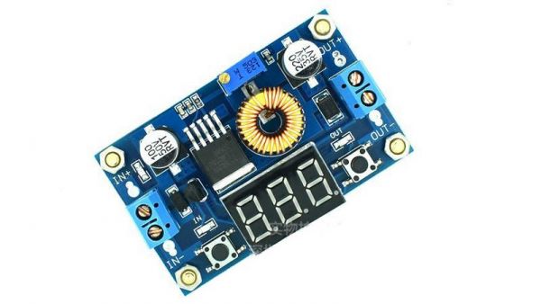DC-DC XL4015 знижуючий перетворювач напруги з вольтметром