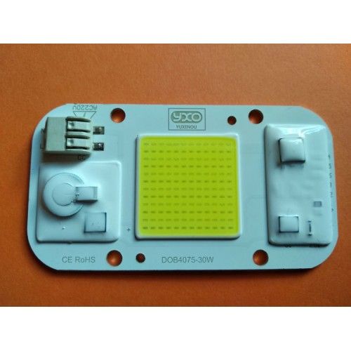 СВІТОДІОДНА МАТРИЦЯ ДЛЯ ПРОЖЕКТОРА ПОТУЖНІСТЮ 30ВТ ЖИВЛЕННЯ 220V ЗАХИСТ ВІД ПЕРЕГРІВУ