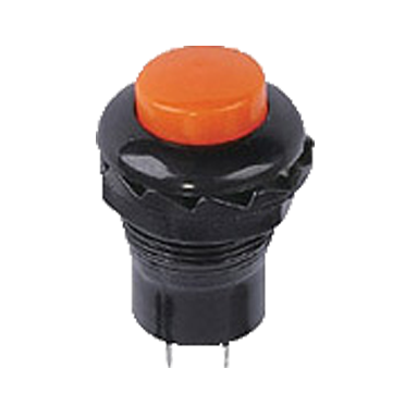 DS-313(PBS-36) 1A, 250V ON-OF червона кнопка з фіксацією