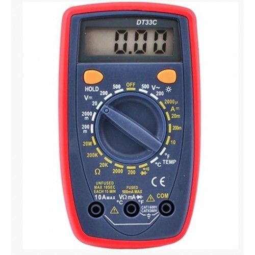 DT33C цифровой мультиметр с подсветкой