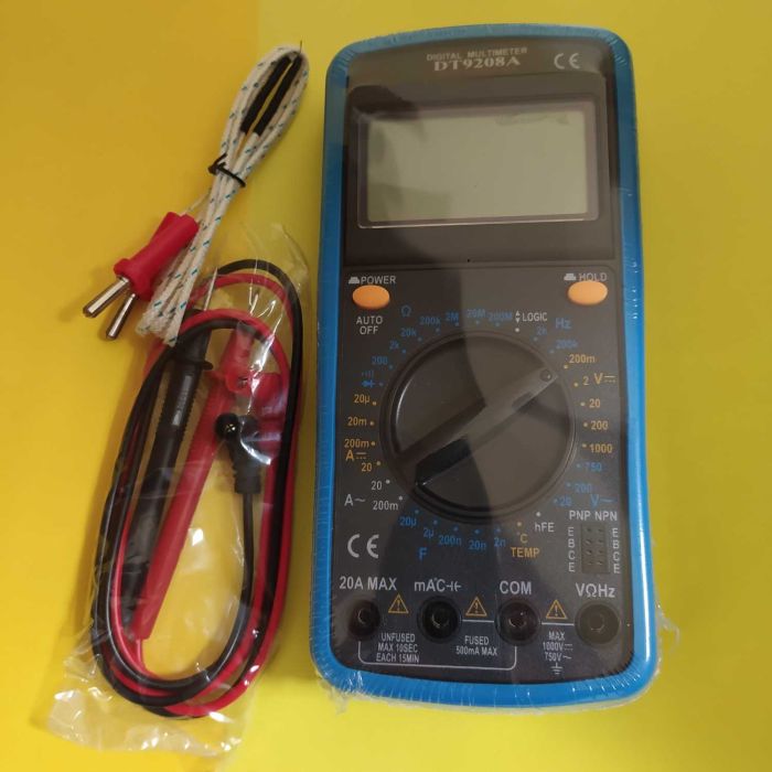 DT9208A цифровий мультиметр з термопарою