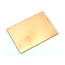 Текстолит FR4 1.0мм, 45*60мм односторонний фольгированный