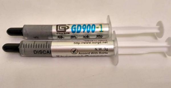 GD900-1 паста теплопровідна зі сріблом 3г шприц