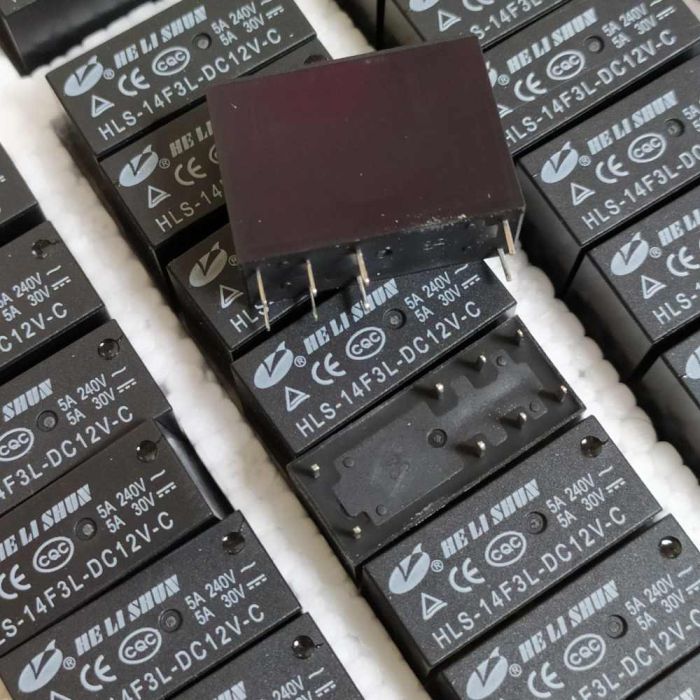 HLS-14F3l-12VDC-5A-конт.2З реле Helishun