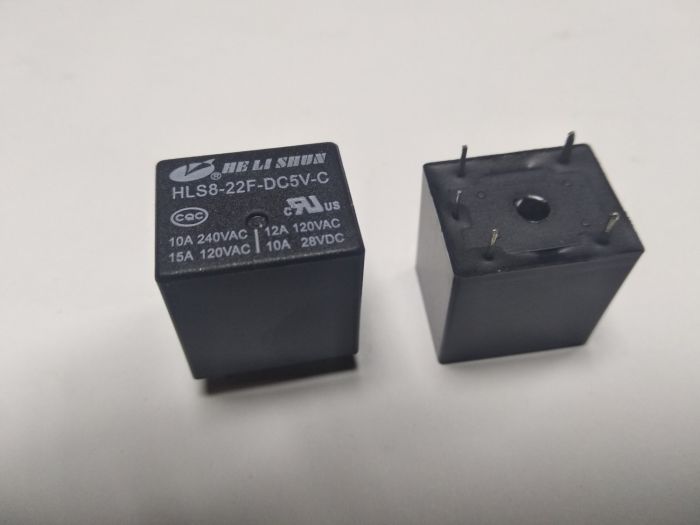 HLS8-22F-5VDC-15A-конт.1З реле Helishun