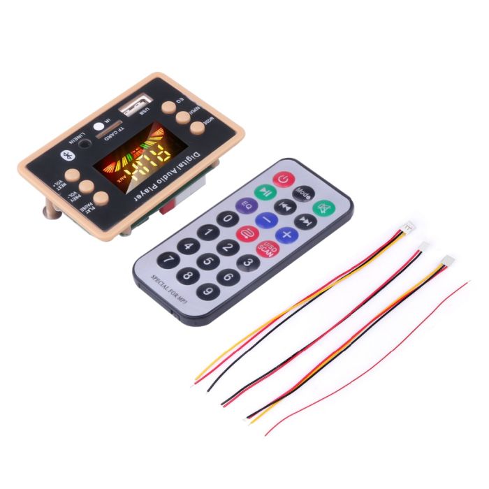 Модуль стерео аудио MP3, FM плеєр з bluethooth, usb, micro sd JQ-D101BT-V1.0