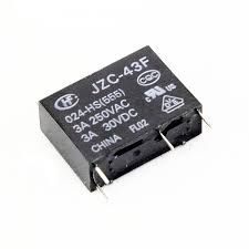 JZC-43F 024-HS 24VDC 3A (аналог HF46F-024-HSL3)