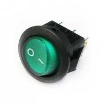 KCD5-101N (3pin) 3A,250V ON-OFF червоний,синій,зелений,жовтий перемикач Daier