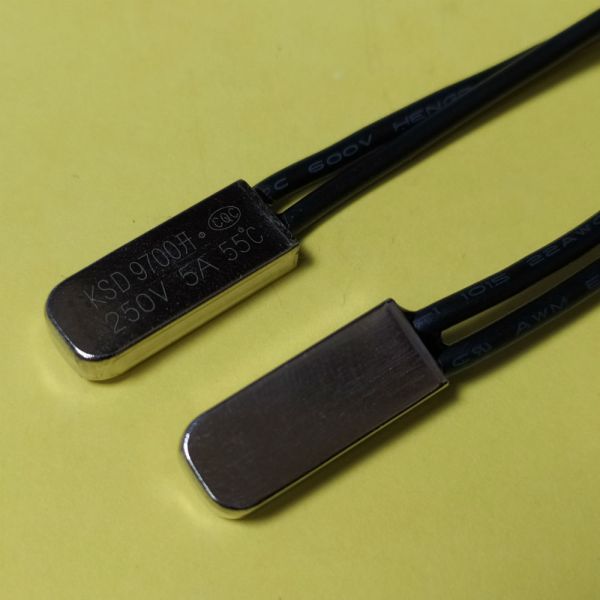 Термостат серії KSD9700 55°С 5A NO нормально розімкнуті контакти