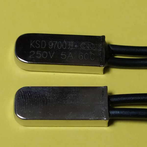 KSD9700 5A 250В 60°C термоcтат нормально відкритий