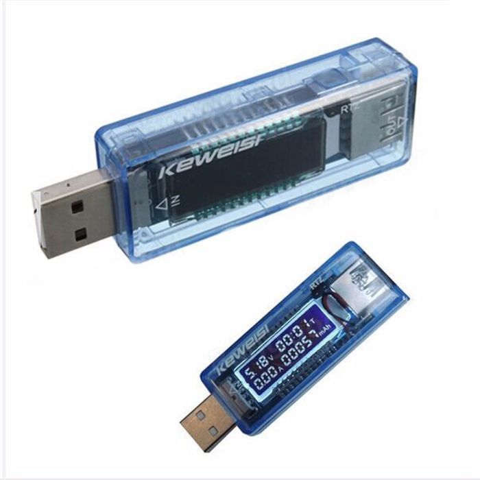 USB Тестер вольтметр амперметр Charger Doctor з калькулятором ємності KWS-V20