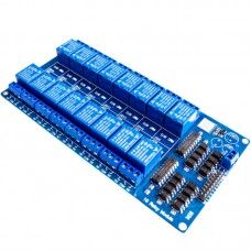 МОДУЛЬ 16 РЕЛЕ 5V З ОПТОРАВ'ЯЗКОМ ДЛЯ ARDUINO