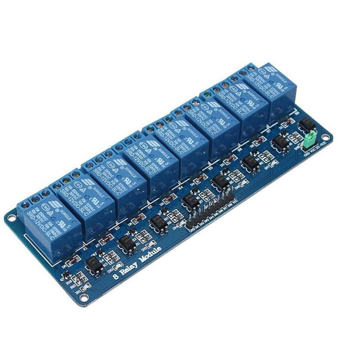 МОДУЛЬ 8 РЕЛЕ 12V З ОПТОРАВ'ЯЗКОМ ДЛЯ ARDUINO