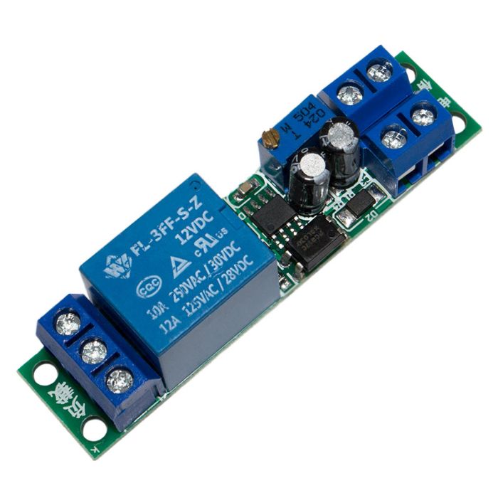 Модуль реле з регульованою затримкою 0-25 секунд