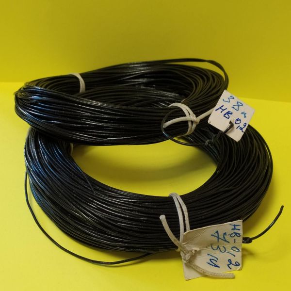 Провід НВ 0,2кв.мм чорний (1метр)