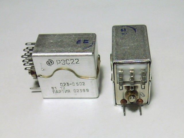 Реле РЕС22 РФ4.523.023 0502