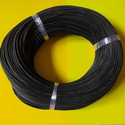 Провід монтажний багатожильний 20AWG (0,52кв.мм), силіконовий, чорний (1метр)