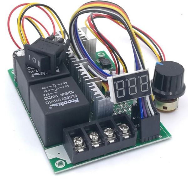 ШИМ РЕГУЛЯТОР ШВИДКОСТІ ДВИГУНА 10-55В 40А