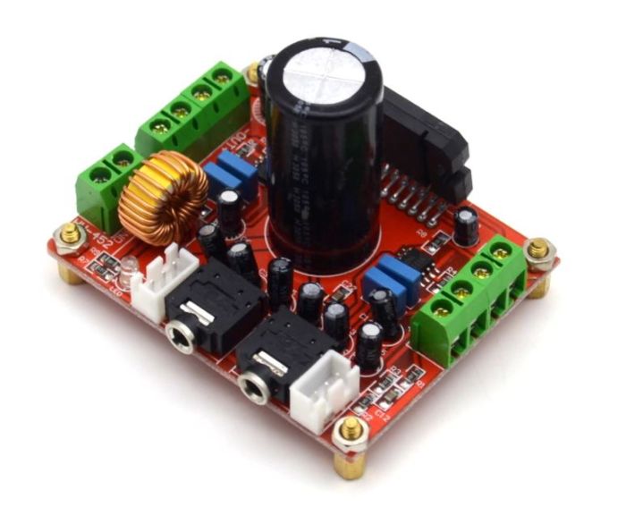 Аудіо підсилювач потужності 4-канальний на TDA7850 4*50Вт з шумоподавленням BA3121