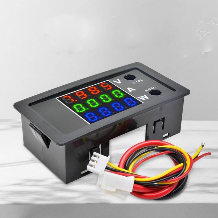 ВОЛЬТМЕТР, АМПЕРМЕТР, ВАТТМЕТР, 100V, 10A, 1000W