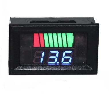 Вольтметр-індикатор рівня заряду акумулятора 12-60 вольт