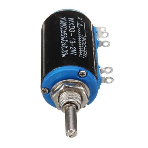 ПОТЕНЦІОМЕТР БАГАТООБОРОТНИЙ WXD3-13-2W 100K