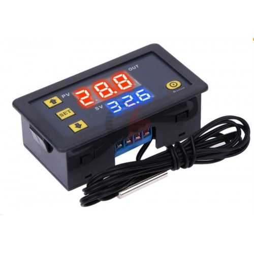 ЦИФРОВИЙ ТЕРМОРЕГУЛЯТОР ТЕМПЕРАТУРИ W3230 220V AC 10A -50 + 120 ГРАДУСІВ