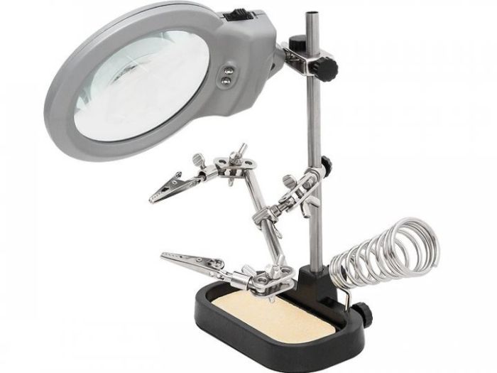 ТРИМАЧ ТРЕТЯ РУКА ZD-10МB з підсвічуванням