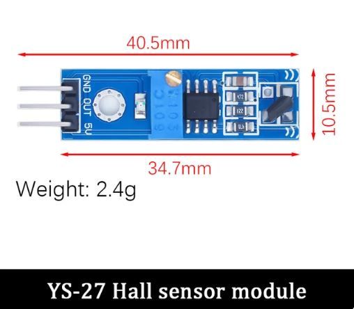 Модуль датчика Холла A3144 LM393 для Arduino