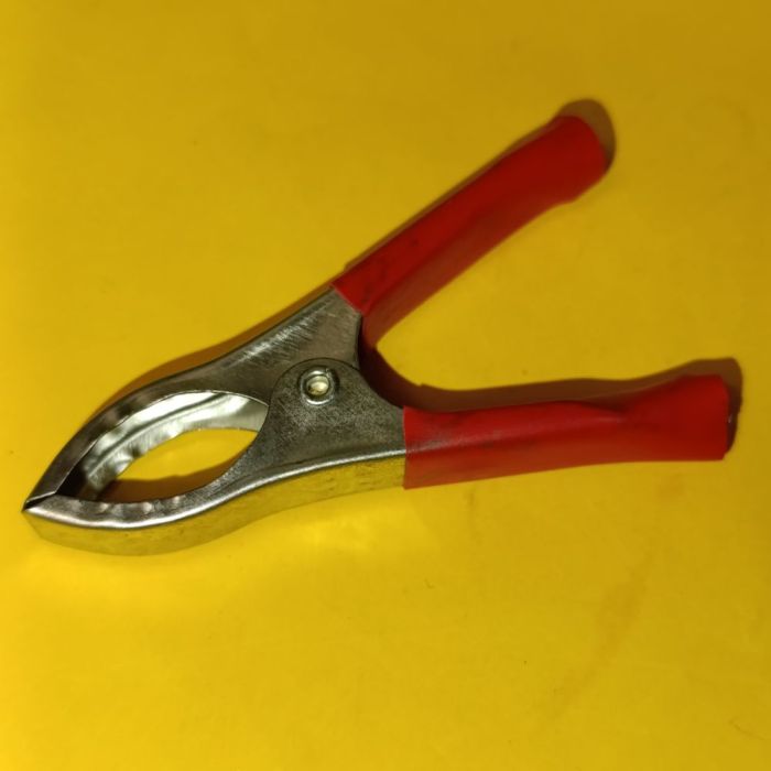 Затискач крокодил акумуляторний 20А червоний