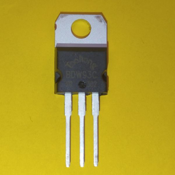 BDW93C, біполярний транзистор, дарлінгтона, NPN, 100 В, 12 А, 80 Вт, TO-220