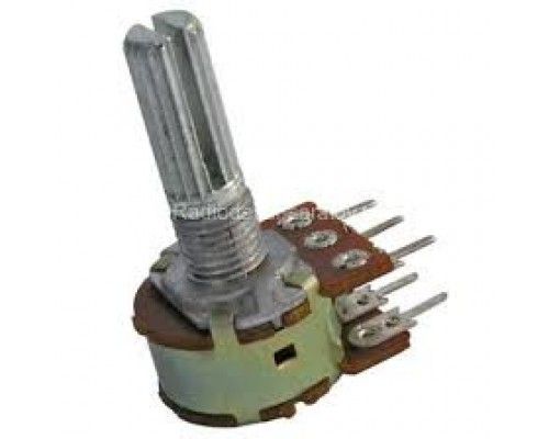 50кОм змінний резистор(стерео) 6pin характеристика лінійна 