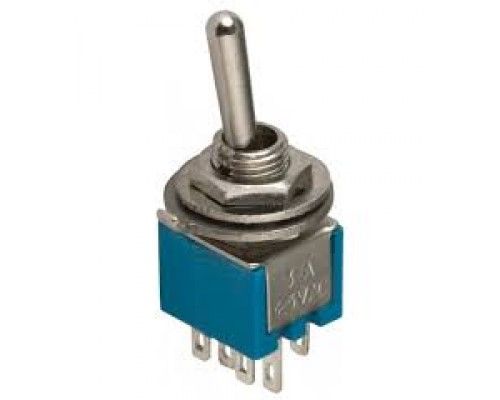SMTS-202 ON-ON  (6pin) 3A 125VAC тумблер Daier