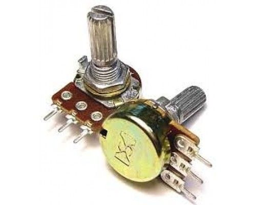 100кОм переменный резистор(моно),3pin,характеристика линейная