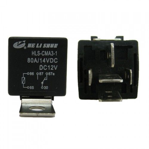 HLS-CMA3-1 12VDC-80A-конт.1C реле Helishun