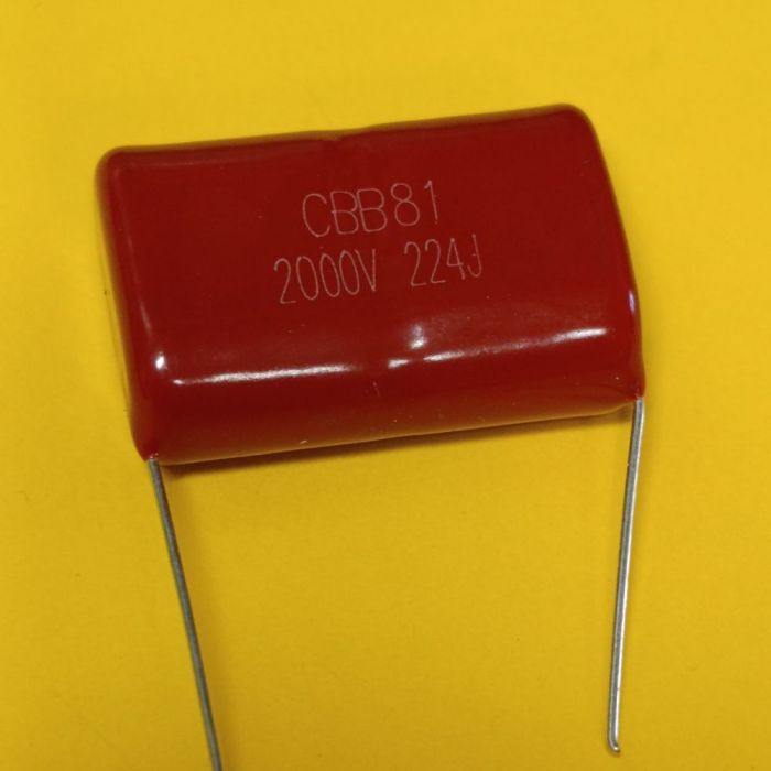 CBB-81 0,22мкф 2000в високовольтний конденсатор металізований поліпропіленовий плівковий