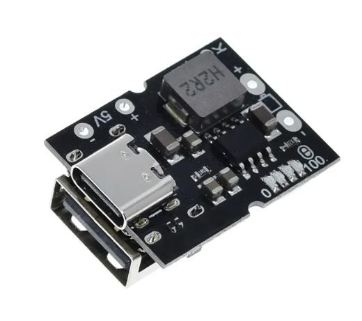 Контролер зарядження-розрядження, плата power bank з USB, Type-C 5В 2А