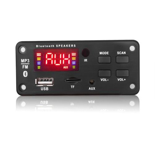 Модуль стерео аудіо MP3, FM плеєр з BLUETOOTH, USB, MICRO SD JQ-D022BT-A