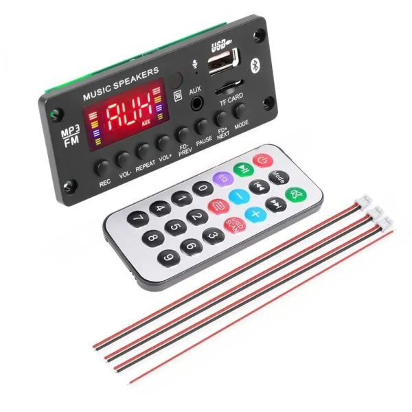 МОДУЛЬ СТЕРЕО АУДІО MP3, FM ПЛЕЄРА З BLUETOOTH, USB, MICRO SD JQ-D022BT-A