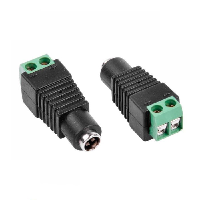 Гніздо живлення DC, 5.5/2.5мм, з клемною колодкою під гвинт