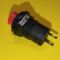 Кнопка DS-227 RD, OFF-(ON), 2pin, 1A 250V, червона Daier