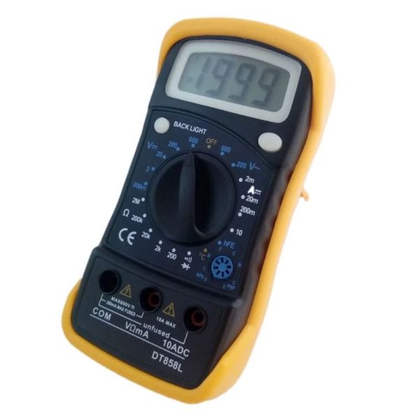 Цифровий мультиметр DT858L з підсвічуванням