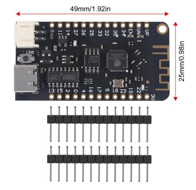 Модуль ESP32 Lite V1.0.0 WEMOS LOLIN32 Wifi Bluetooth, 4Mb flash, ESP-WROOM-32 NodeMCU CH340, USB Type-C USB для Arduino