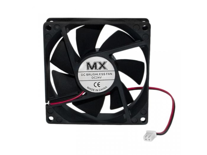 Вентилятор MX-8025S DC 24В 2 дроти 80*80*25мм, 0.2A (ковзання)