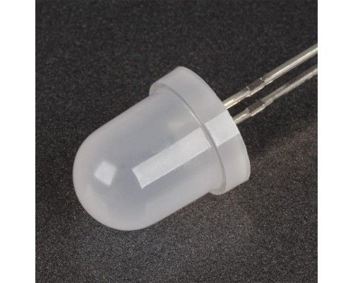 Світлодіод 8мм 3В 7 комбінацій кольорів мигаючий швидкий (цикл 5сек) 8003RGВW-В матова лінза